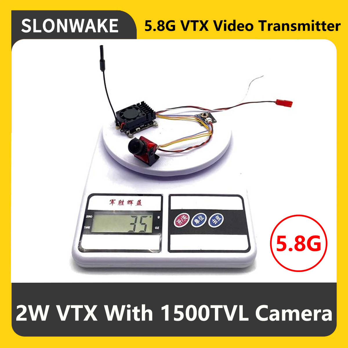 SLONWAKE 5.8G 2000mW FPV VTX 송 - Fpv Drone Camera 리뷰 및 가격